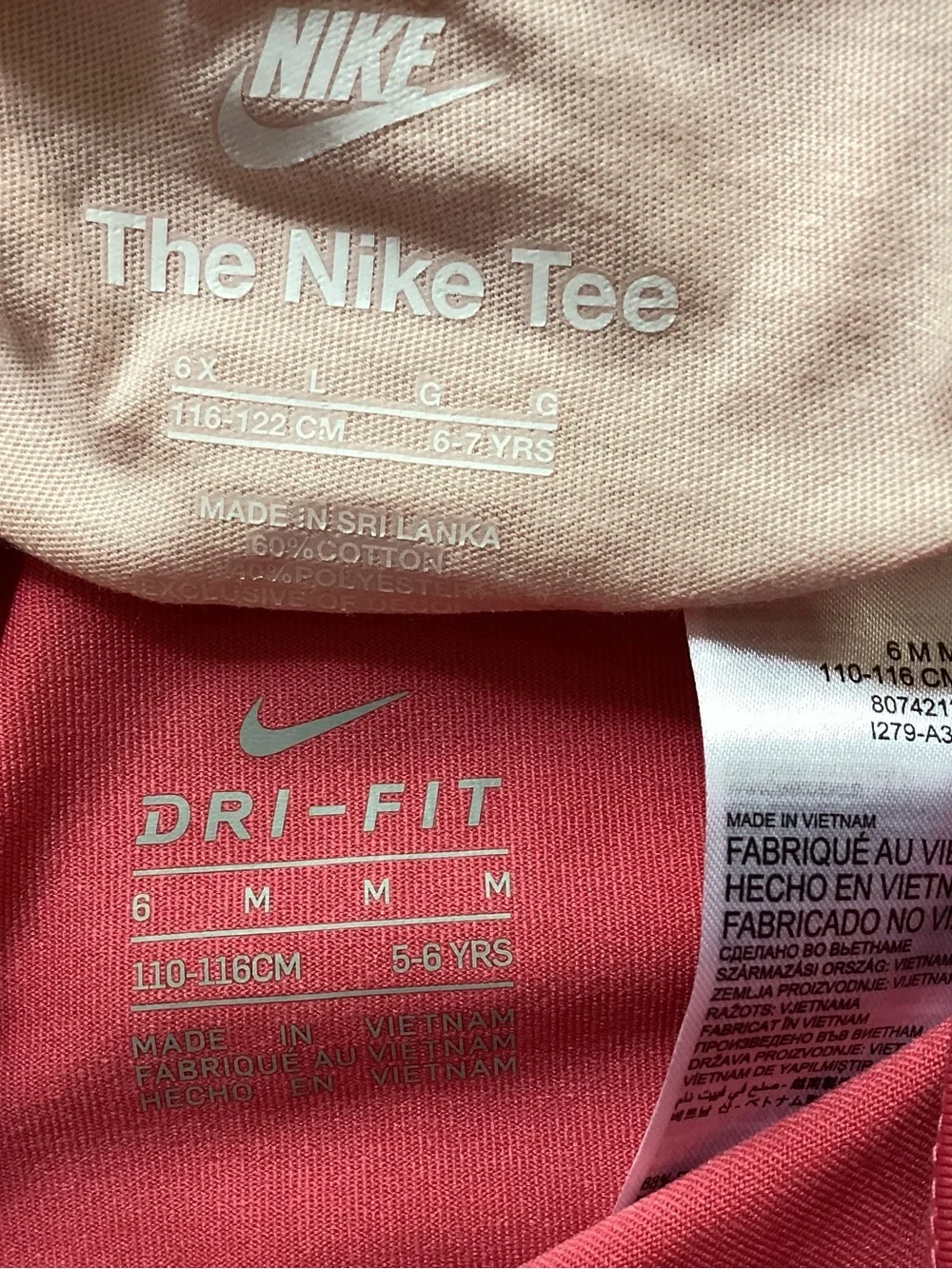 Nike Girls Tee & Leggings outfit size 6X/6(NWT) ~PRICE FIRM, NO OFFERS~ - Picture 6 of 6